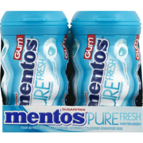 Mentos Gum, Sugarfree, Wintergreen