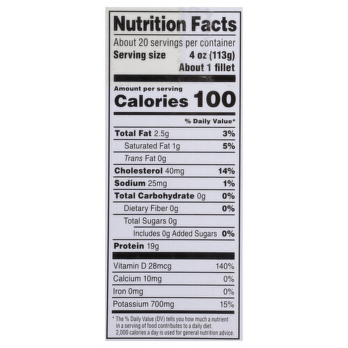 First Street Tilapia Fillets, Skinless, Farm Raised