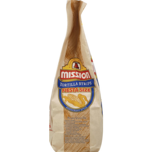 Mission Tortilla Strips, Restaurant Style, Fiesta Size