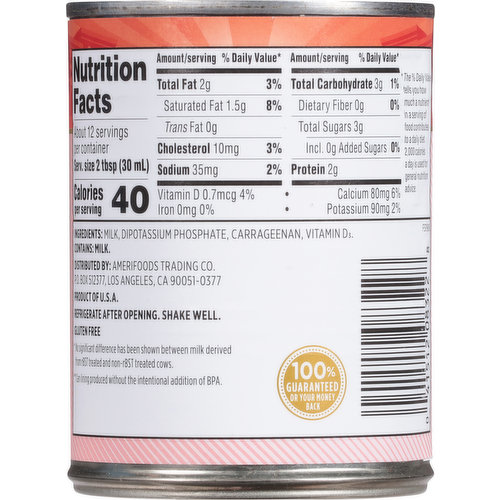 First Street Evaporated Milk