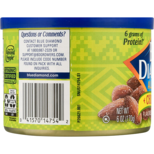 Blue Diamond Almonds, Chile 'N Lime Flavored