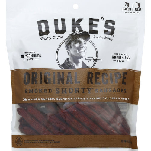 Duke's Sausages, Smoked Shorty, Original