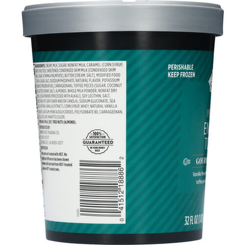 First Street Premium English Toffee Gourmet Ice Cream