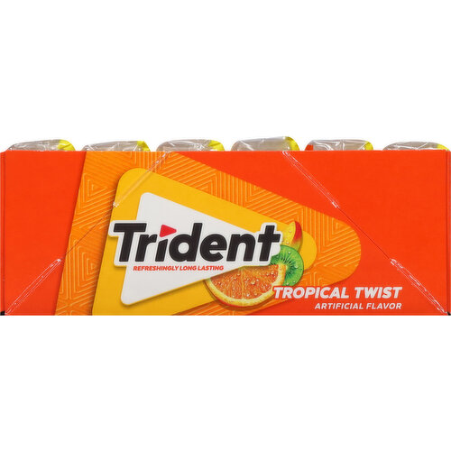 Trident Gum, Sugar Free, Tropical Twist, Mega Pack