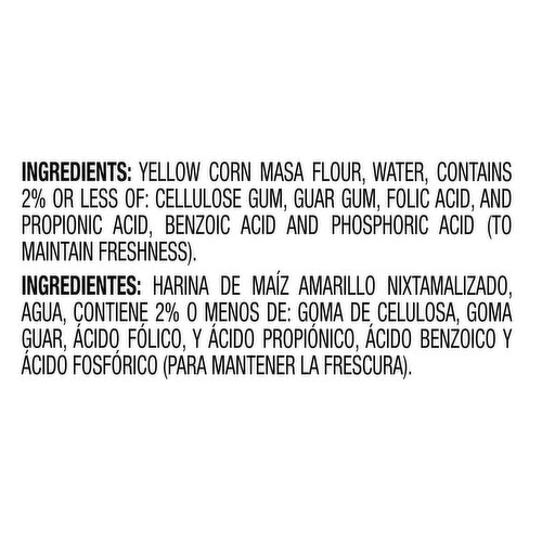 Guerrero Yellow Corn Tortillas