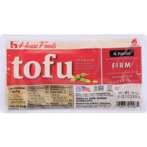 House Foods Tofu, Premium, Firm
