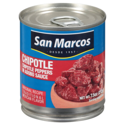 San Marcos Chilpotle Peppers, in Adobo Sauce