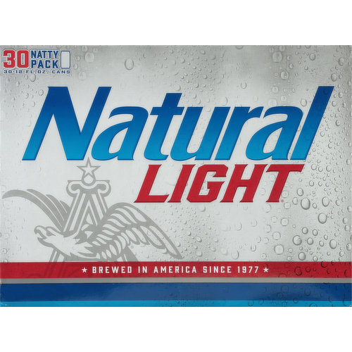 Natural Light Beer, 30 Natty Pack