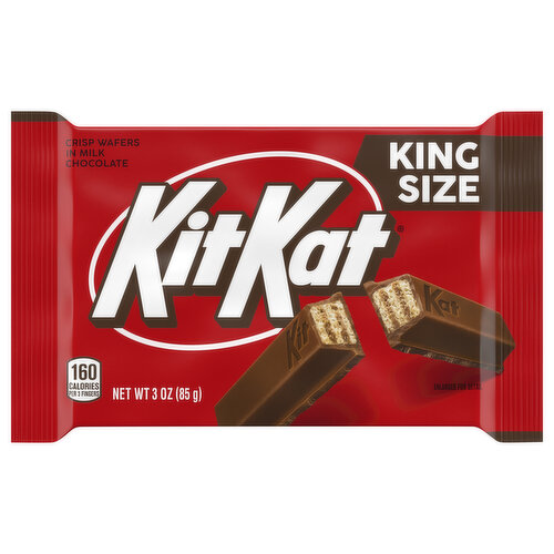 Kit Kat Wafers, Milk Chocolate, King Size, Crisp