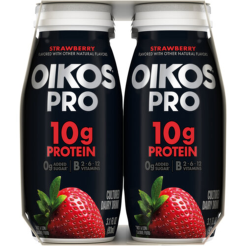 Oikos Pro Cultured Strawberry Dairy Drink
