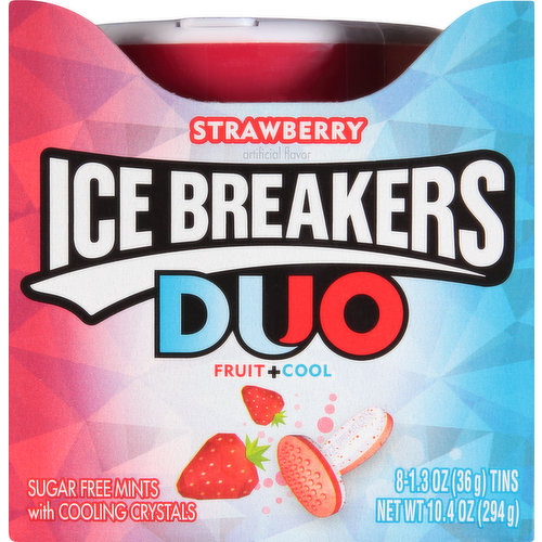 Ice Breakers Mints, Sugar Free, Strawberry