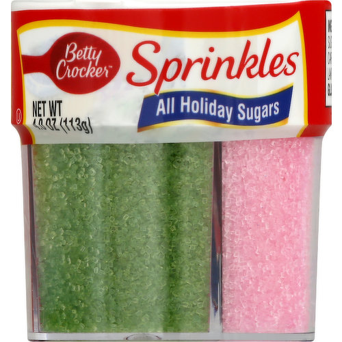 Betty Crocker Sprinkles, All Holiday Sugars