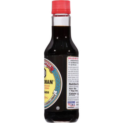 Sauce Soy Kikkoman,296 Millilitre