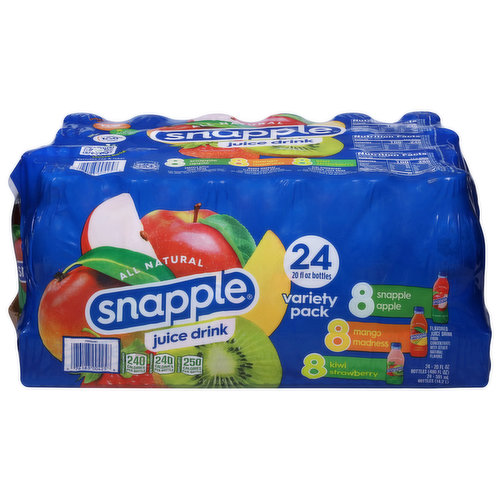 Snapple Juice Drink, All Natural, Variety Pack