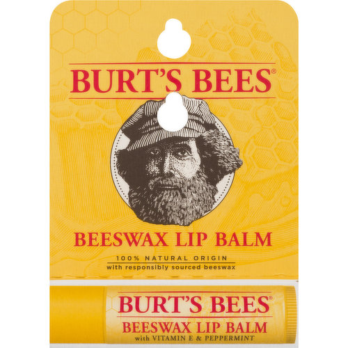 Burts Bees Lip Balm, Beeswax