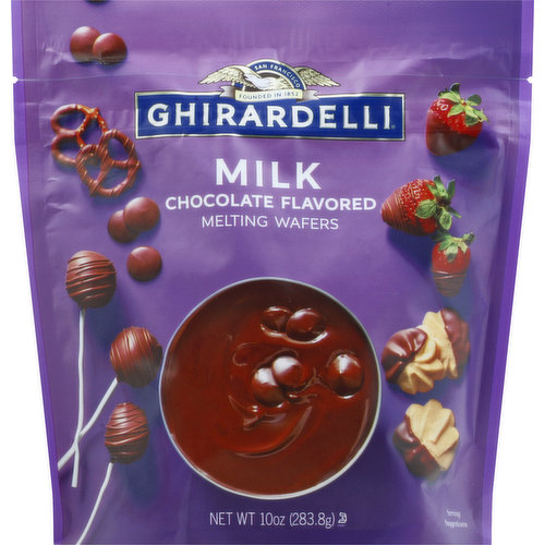 Ghirardelli Melting Wafers, Milk Chocolate Flavored