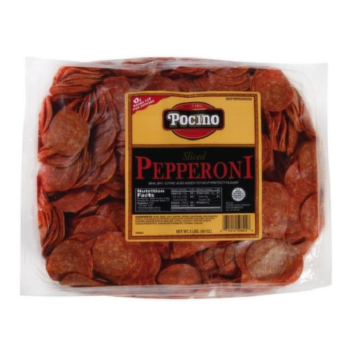 Pocino Sliced Pepperoni 5 lb