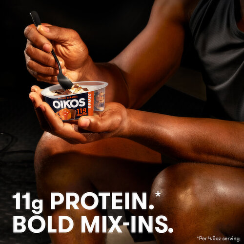 Oikos Remix Nonfat Salted Caramel Yogurt & Mix-Ins