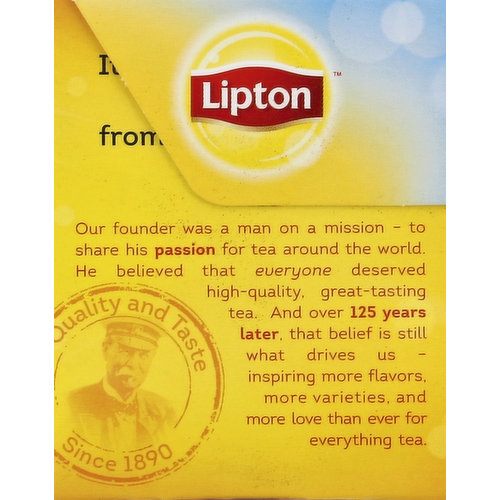 Lipton Tea Bags, Decaffeinated Black Tea, Can Help Support a Healthy H