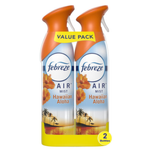 Febreze Febreze Odor-Fighting Air Freshener, Hawaiian Aloha, 8.8 oz, 2 Ct