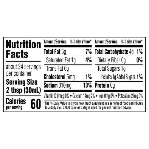 Hidden Valley Condiment & Dressing, Light