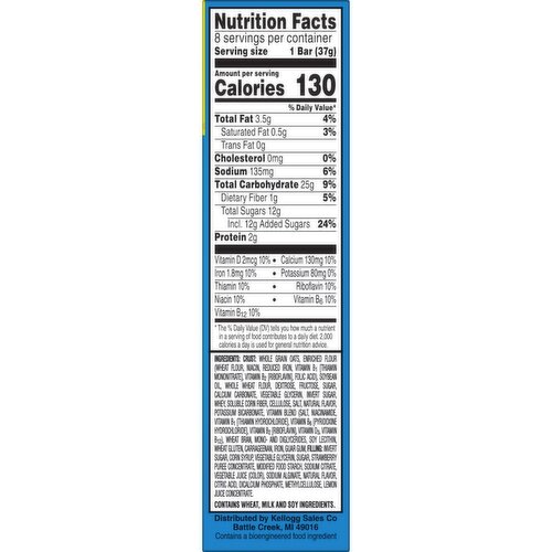 Nutri Grain Soft Baked Breakfast Bars, Strawberry