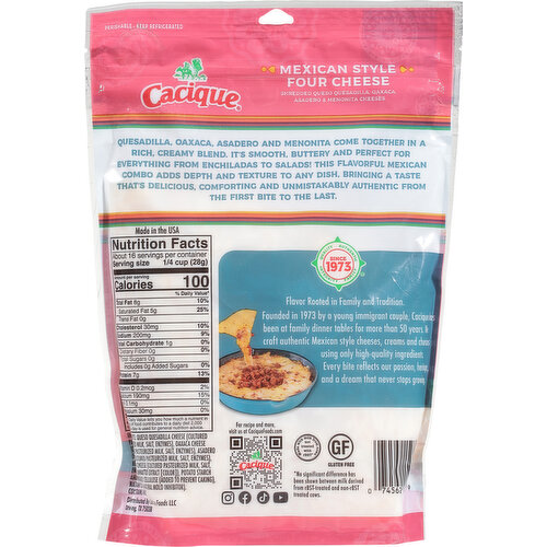 Cacique Shred 4 Cheese Blend