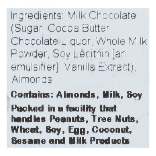 First Street Almond Clusters, Milk Chocolate