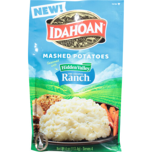 Idahoan Mashed Potatoes, Seasoned with Hidden Valley The Original Ranch