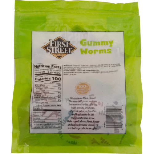 First Street Gummy Worms