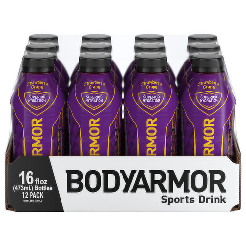 BodyArmor Sports Drink, Strawberry Grape