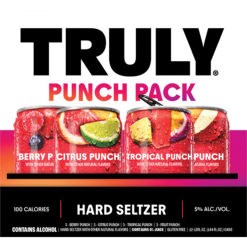 Truly Assorted Hard Seltzer Punch Pack