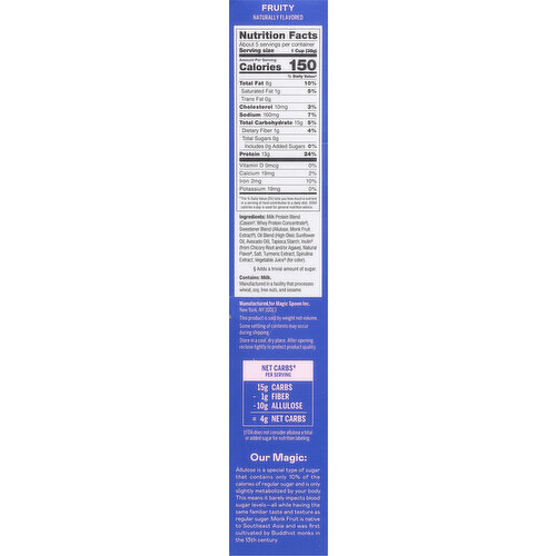 Magic Spoon Cereal, Grain-Free, Fruity