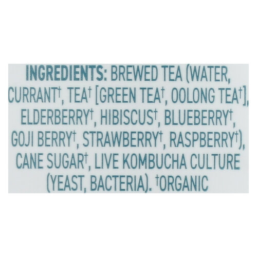 Brew Dr. Kombucha, Organic, Superberry