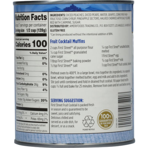 First Street Fruit Cocktail