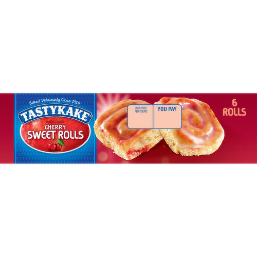 Tastykake Cherry Sweet Rolls