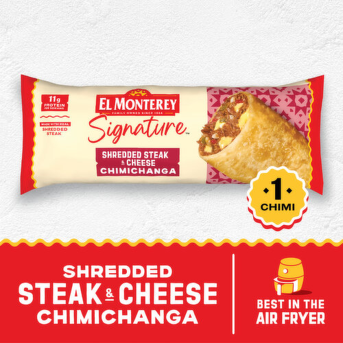 El Monterey Chimichanga, Shredded Steak and Cheese