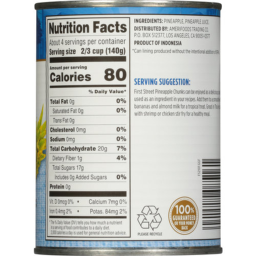 First Street Pineapple Chunks