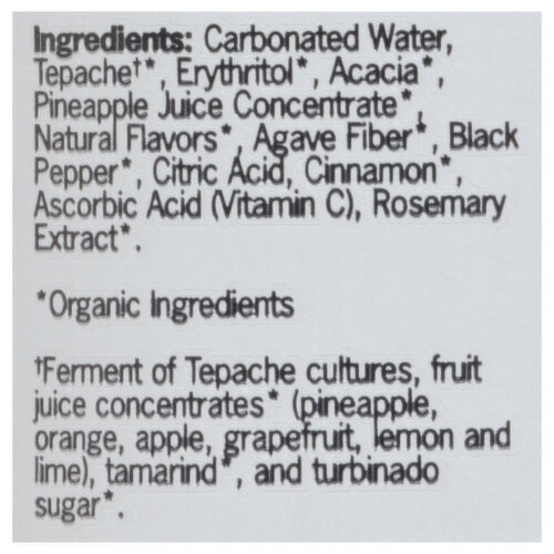 De La Calle! Soda, Pineapple Spice, Modern Mexican