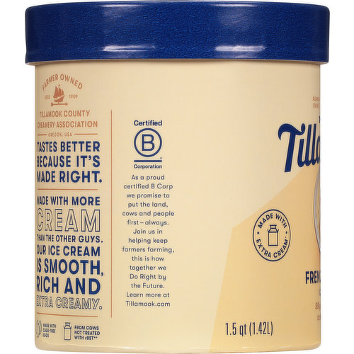 Tillamook Ice Cream, French Vanilla