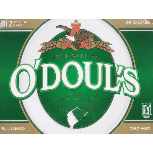O'Doul's Malt Beverage, Non-Alcoholic Brew, Golden, Premium