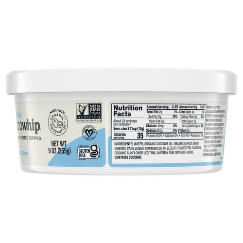 So Delicious Dairy Free Coconut Whipped Topping