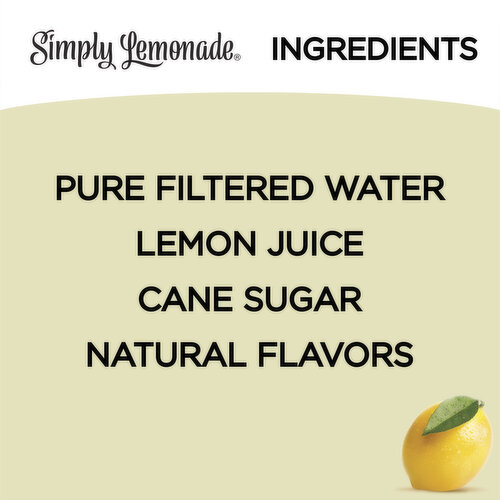 Simply  Lemonade, All Natural Non-Gmo