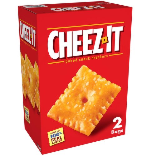 Cheez-It Cheese Crackers, Original, Dual Pack