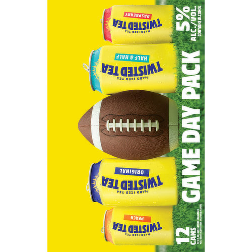 Twisted Tea Hard Iced Tea, Game Day Pack, Variety Pack