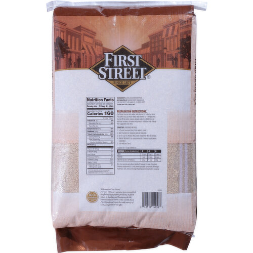 First Street Rice, Long Grain, Brown