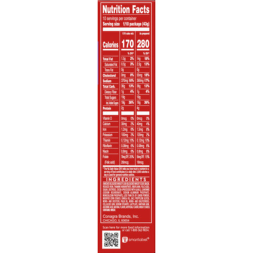 Duncan Hines Perfectly Moist Devil's Food Cake Mix