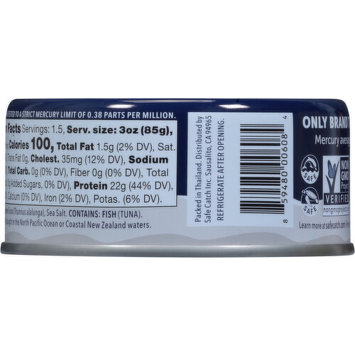 Safe Catch Wild Albacore Tuna Image 2 of 6