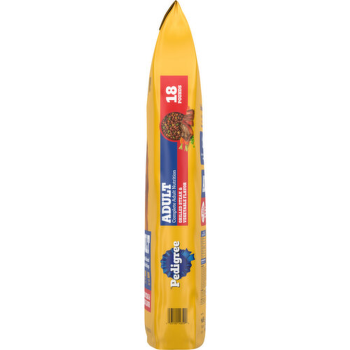 Pedigree Food for Dogs, Grilled Steak & Vegetable Flavor, Adult