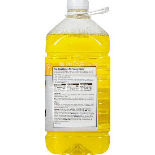 First Street Cleaner, All Purpose, Fresh Lemon Scent